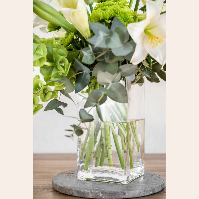 FLORERO PRISMA - CRISTAL