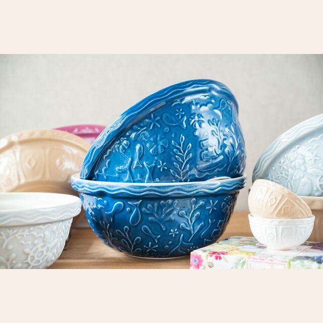 BOWL DE CERAMICA MASON CASH - NAVI - 29 CMS