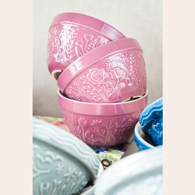 BOWL DE CERAMICA MASON CASH - MARGARITAS - 16 CMS