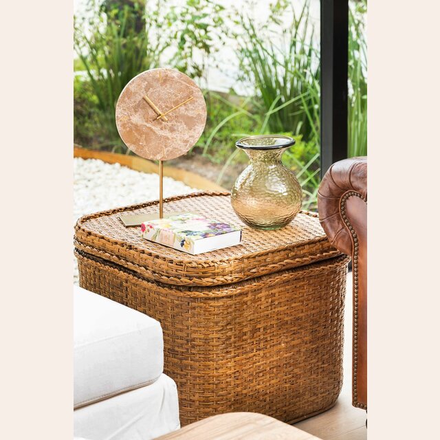 BAUL DE RATTAN - CUBO - 60 X 60 CMS