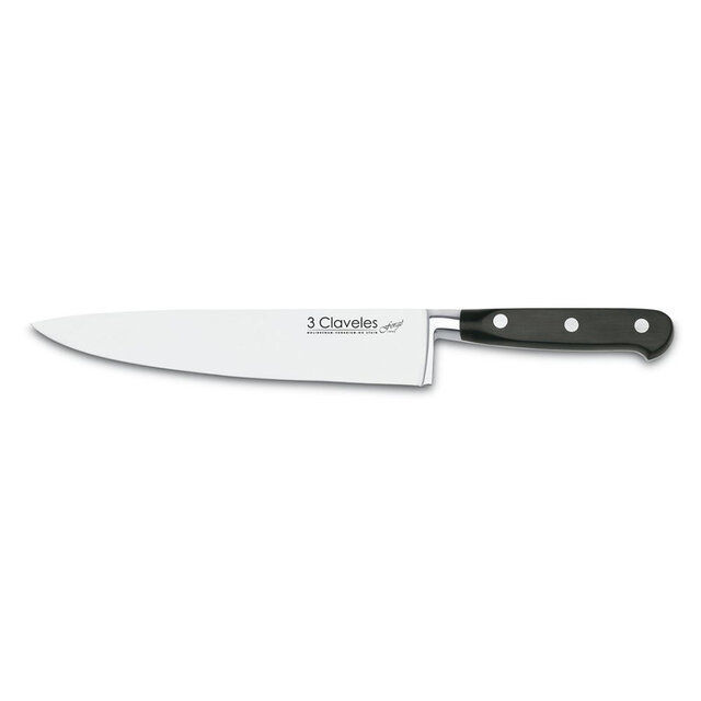 CUCHILLA PARA CHEF 3 CLAVELES FORJADA - 20 CM