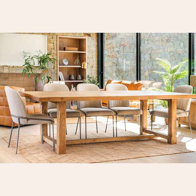 MESA COMEDOR APOLO  - 2.50 X 1.10 MTS