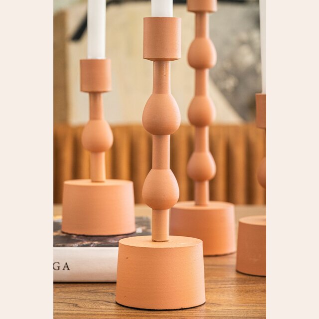 CANDELABRO ORGANIC SALMON - 25 CMS