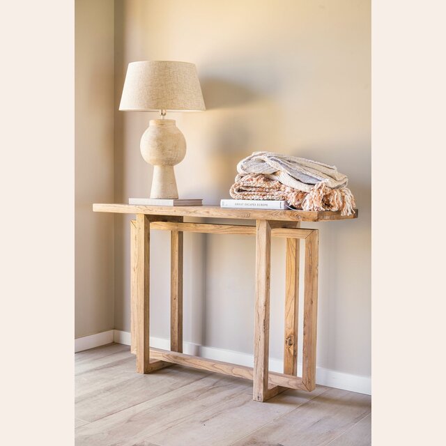 MESA DE ARRIMO / CONSOLA GEO - OLMO - 1.20 MTS