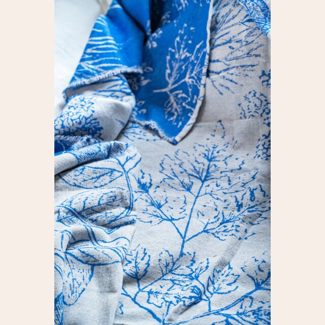 MANTA AUSTRIACA ALBA BLUE - 2.00 X 1.40 MTS
