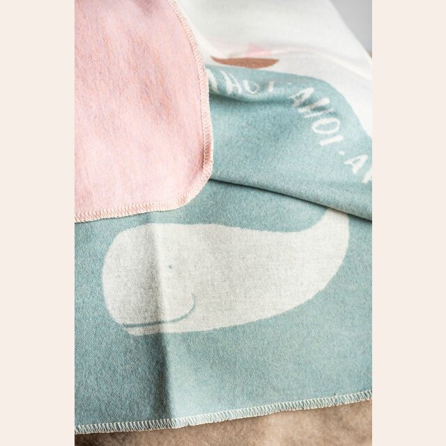 MANTA AUSTRIACA KIDS - BALLENA MINT