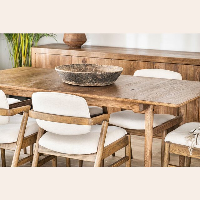 MESA COMEDOR MILANO - ROBLE - 1.90 X 0.90 MTS