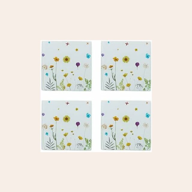 JUEGO DE 4 POSAVASOS BOTANICS - TYPHOON