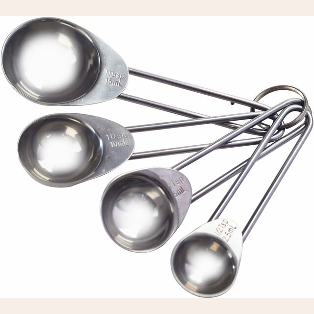 SET 4 CUCHARAS DE MEDIDAS ACERO INOX - MASON CASH