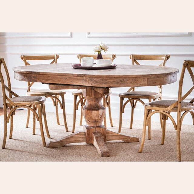 MESA COMEDOR EXTENSIBLE - 1.20 A 1.70 MTS - OLMO 