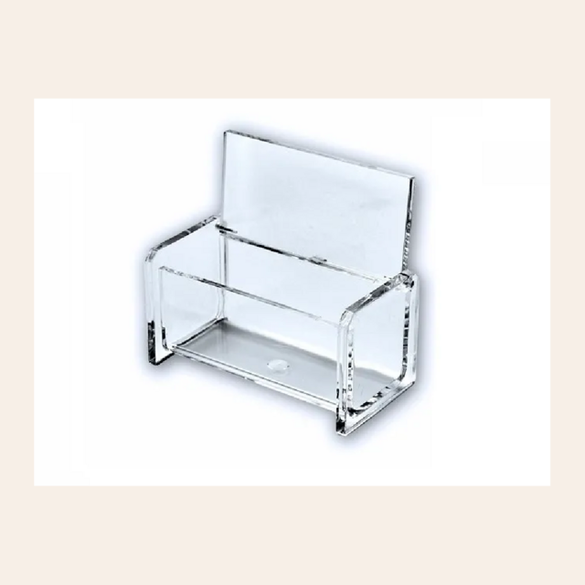 CAJITA PORTA HISOPOS ACRILICO  - LINEA CRISTAL