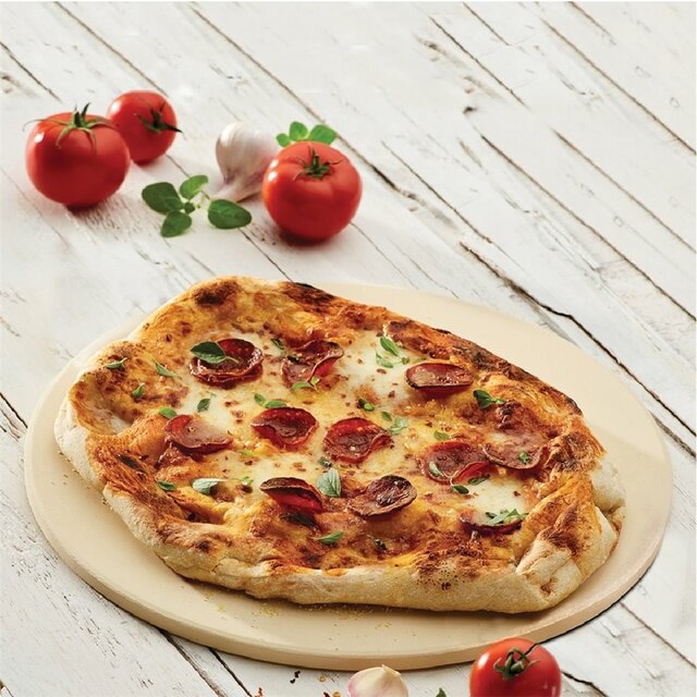 PIEDRA PARA  PIZZA CON SOPORTE