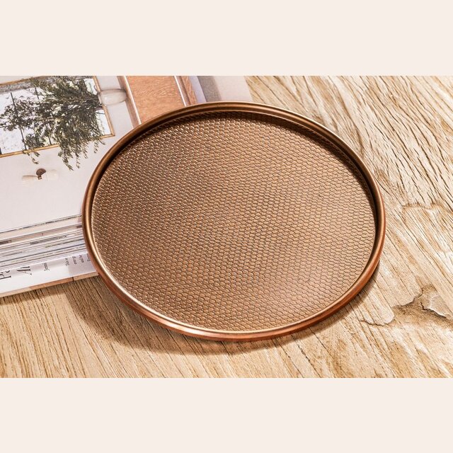 PLATO REDONDO COBRE - 22 CMS