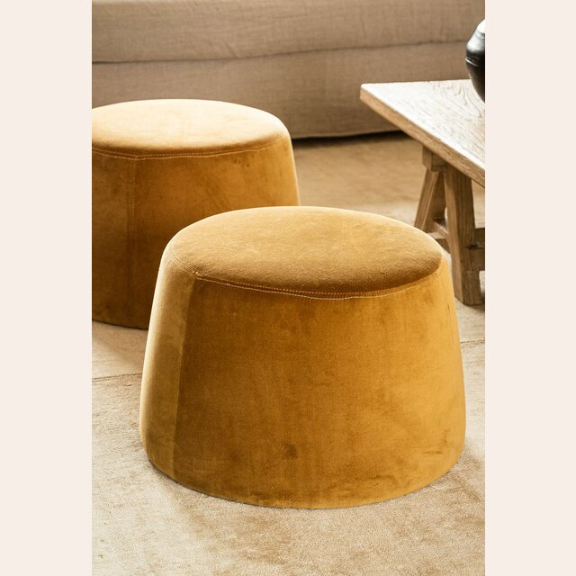 PUFF MILANO - TERCIOPELO ORO