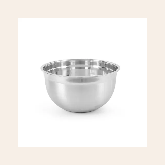 BOWL DE ACERO INOXIDABLE - 18 CMS 