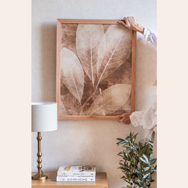 CUADRO HOJAS ALAMY 1 - 72 X 57 CMS