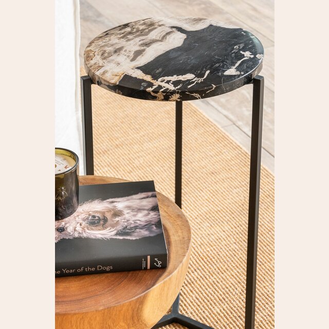 MESA PETRIFICADA BLACK