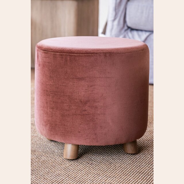 PUFF POLLY - TERCIOPELO COBRE