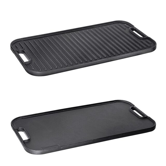 PLANCHA DE HIERRO DOBLE CON ASAS 