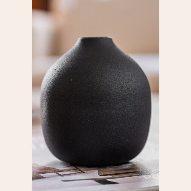 VASIJA METAL BREA - BLACK