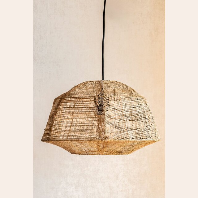 LAMPARA DE TECHO BALI - BAMBOO Y RATTAN 