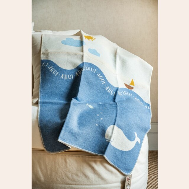 MANTA AUSTRIACA KIDS - BALLENA BLUE