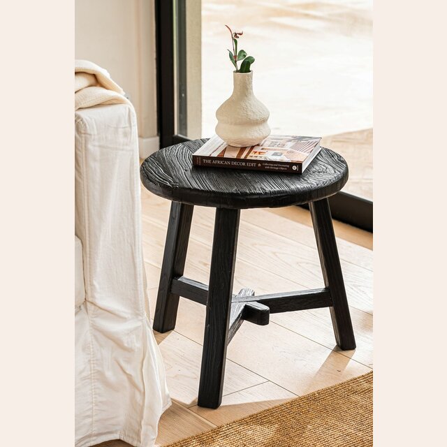 MESA AUXILIAR / BANCO OLMO BLACK