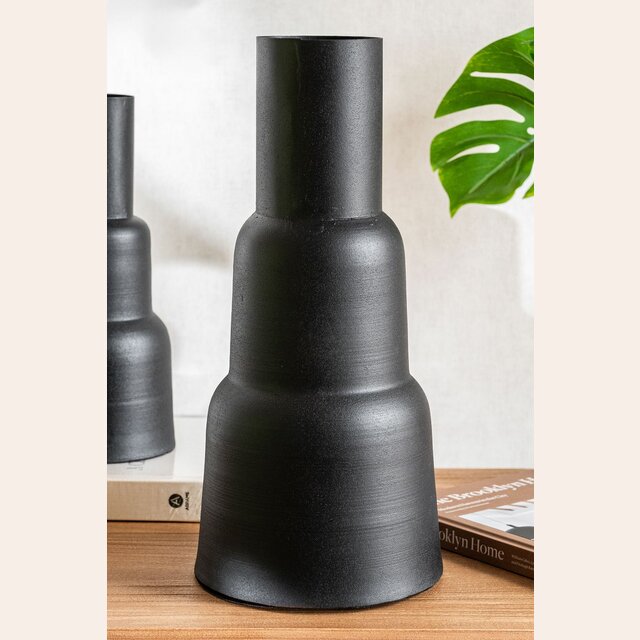 VASIJA TORRE - BLACK - 45 CMS