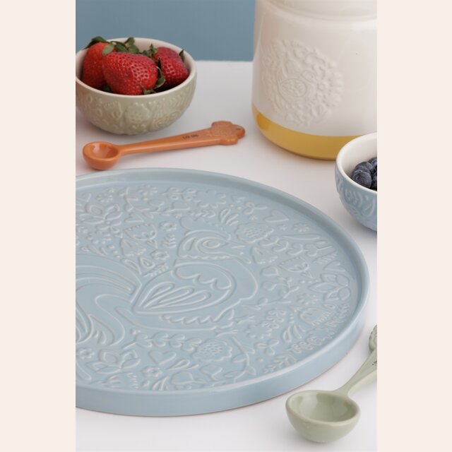 FUENTE DE CERAMICA MASON CASH CELESTE PASTEL - 30 CMS