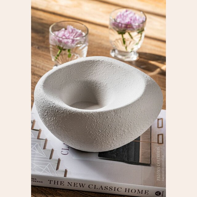 CANDELABRO ORGANIC GRANDE - CEMENTO