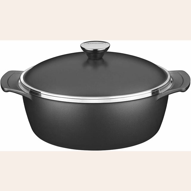 CACEROLA LYON BLACK  - TRAMONTINA -  24 CM