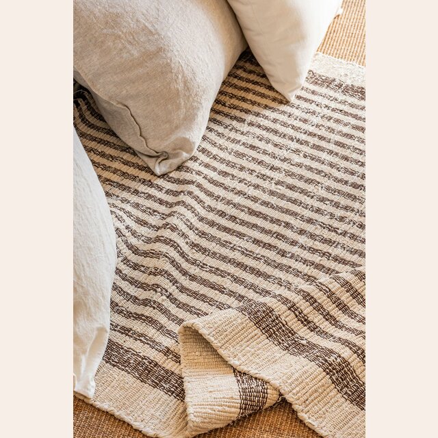 ALFOMBRA RAYADA ALGODON - 2.30 X 1.60