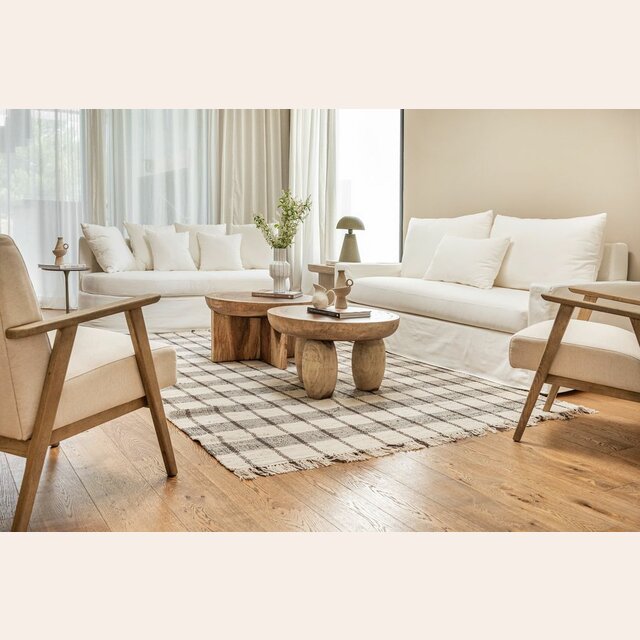 ALFOMBRA BLOCKS - ALGODON - 2.90 X 1.90 MTS