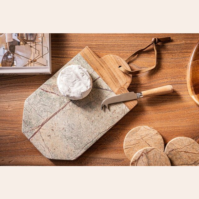 TABLA MARMOL Y MADERA