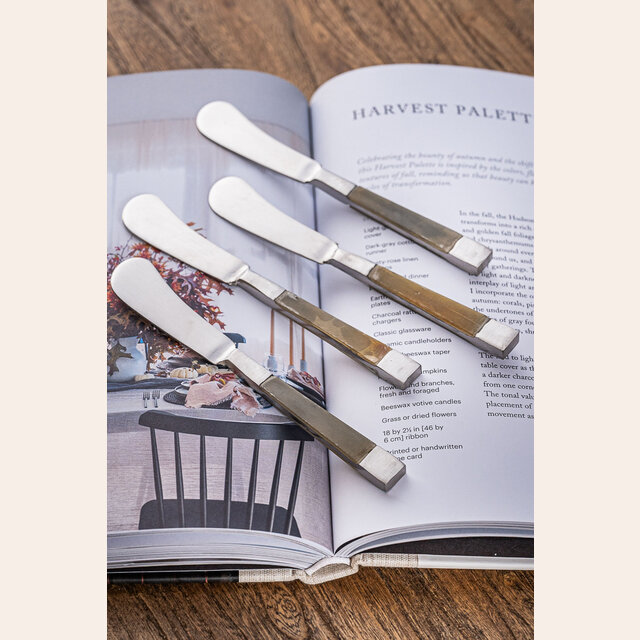 SET 4 ESPATULAS DE COPETIN MANGO GUAMPA