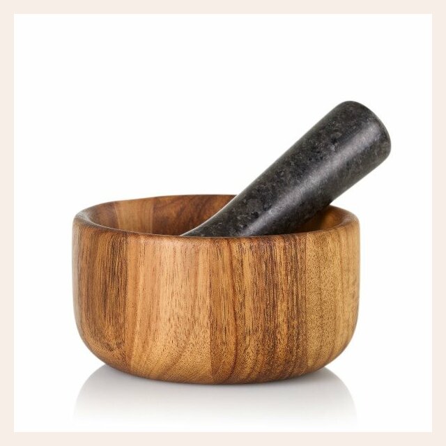 MORTERO DE MADERA - AD HOC