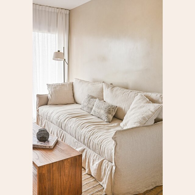 SILLON ALMA LINO CRUDO - 2.30 MTS