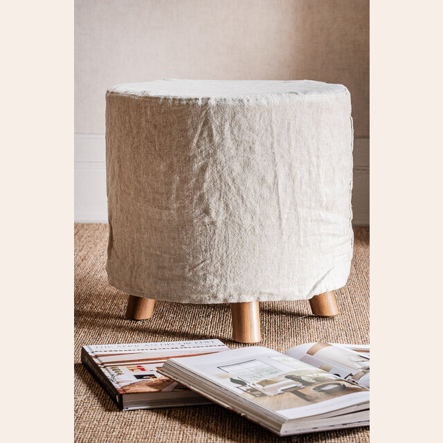 PUFF POLLY CON FUNDA - LINO VERDE 