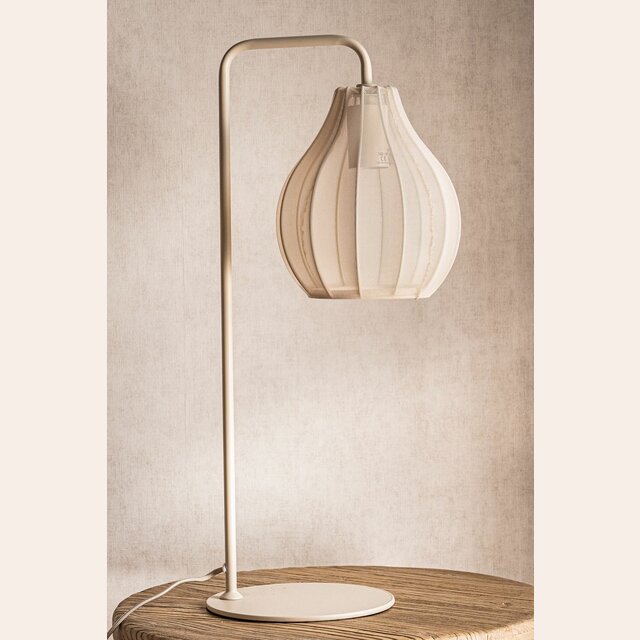 LAMPARA DE MESA GOTA - ARENA