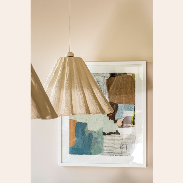 LAMPARA DE TECHO ZIA - PAPEL MACHE