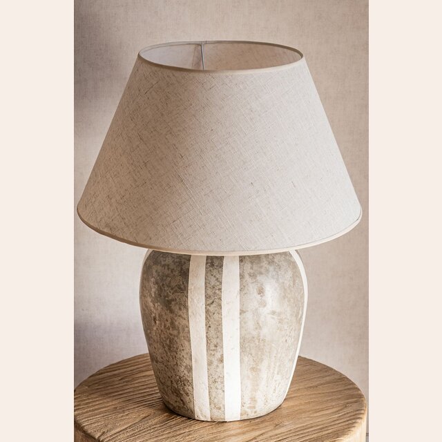 LAMPARA MAGDALENA CEMENTO - RAYAS