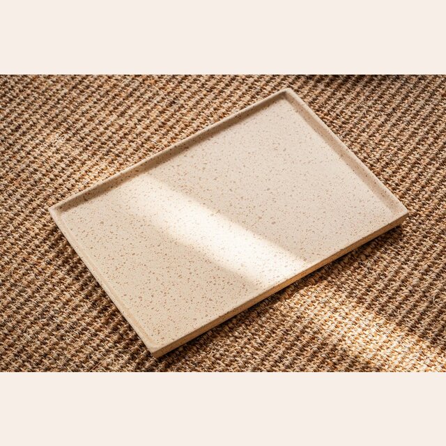 PLATO / BANDEJA METAL GLITTER - 20 X 15 CMS