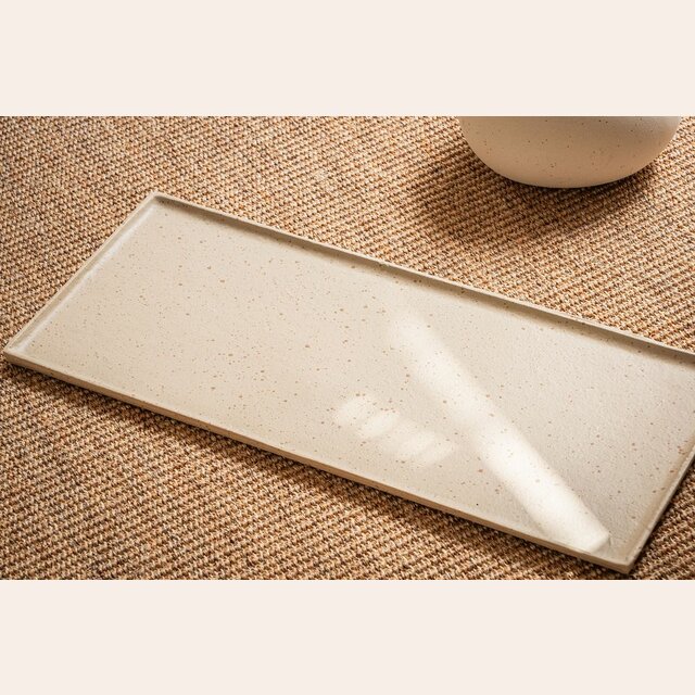 PLATO / BANDEJA METAL GLITTER - 49 X 20 CMS