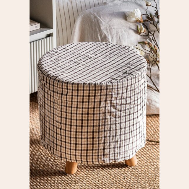 PUFF POLLY - FUNDA LINO CUADROS