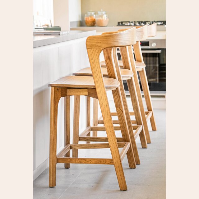 SILLA DE BAR BONHAM - MIEL