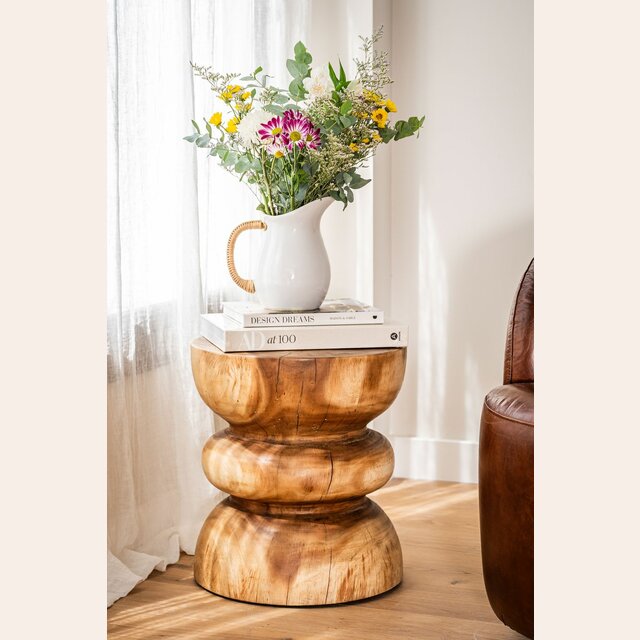 MESA AUXILIAR CABO - SUAR TOSTADO