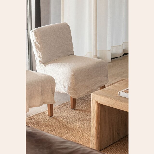 SILLA SOHO - LINO CRUDO