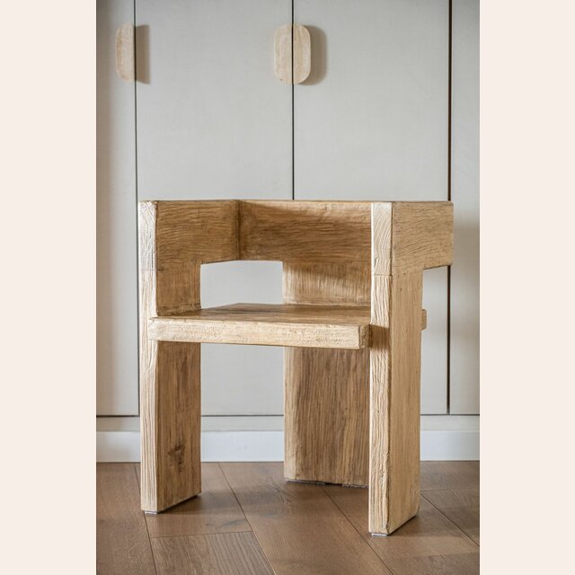SILLA / BUTACA ESCULTURA - OLMO