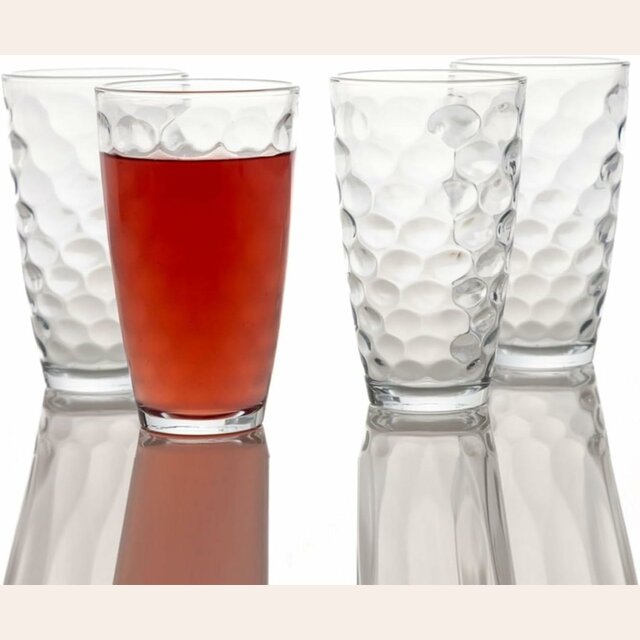 SET 4 VASOS ALTOS DISCO 480 ML