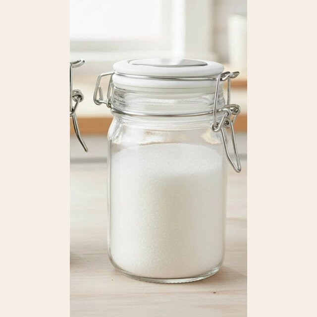 ESPECIERO HERMETICO DE VIDRIO SELECTA - BLANCO